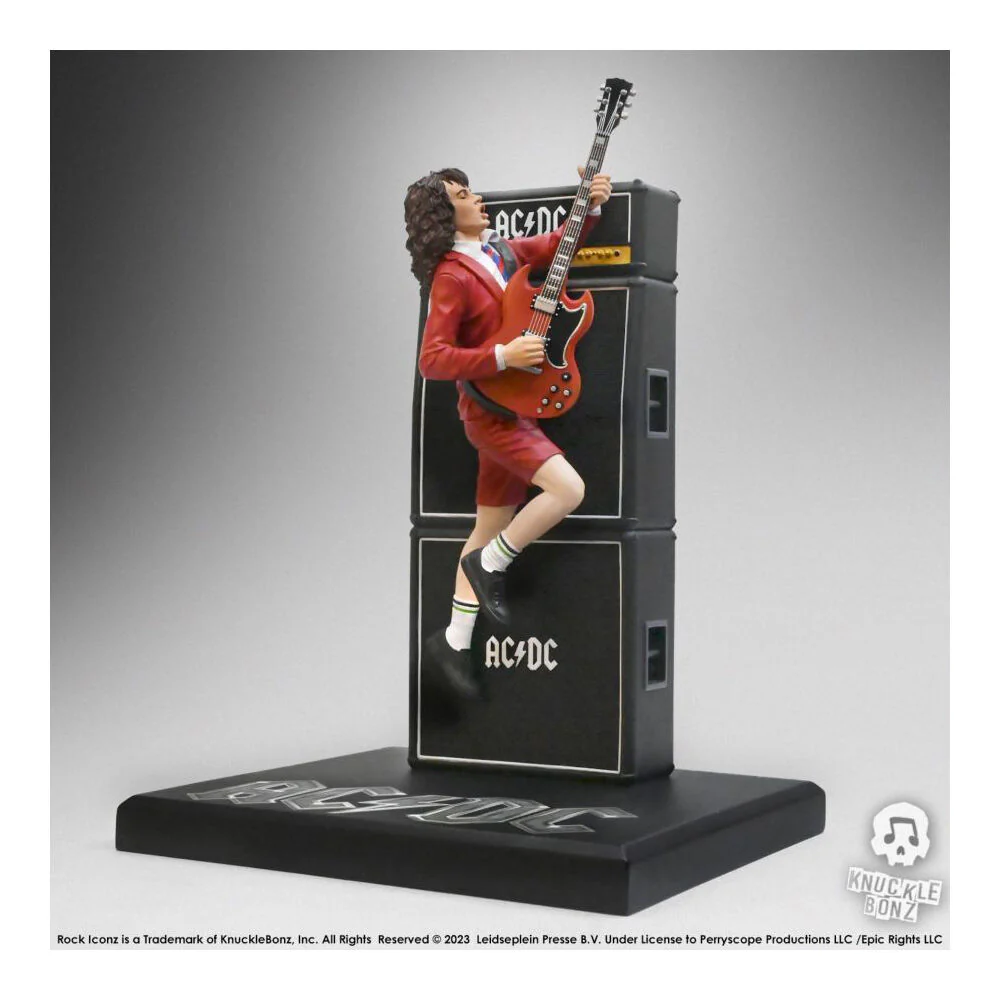 AC/DC Angus & Malcolm Young Rock Iconz 1:9 Statue Collectable 2-Pieces - Image 5