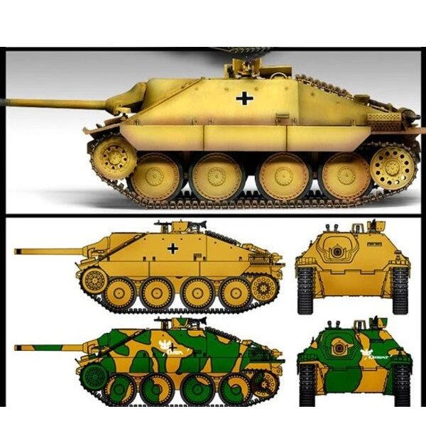 Academy 1/35 Hetzer Early Production Plastic Model Kit - Image 2