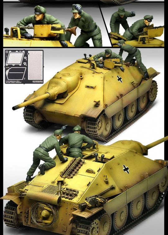 Academy 1/35 Hetzer Early Production Plastic Model Kit - Image 3