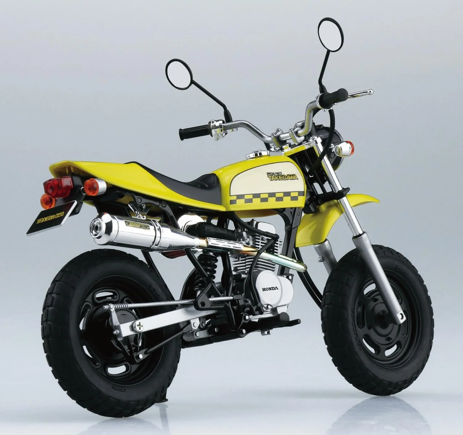 Aoshima 1/12 Honda AC16 Ape - 50 '06 Custom Takegawa Ver. - Image 4