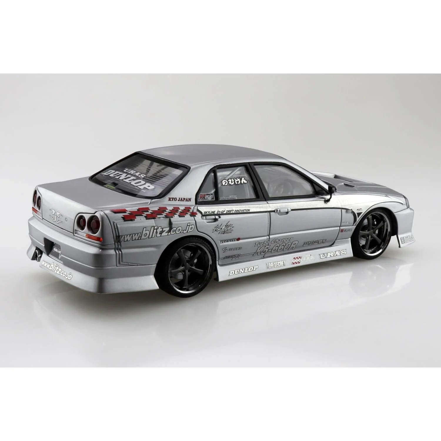 Aoshima 1/24 Uras 2002 D1 Spec Replica ER34 Skyline '01 (Nissan) - Image 2