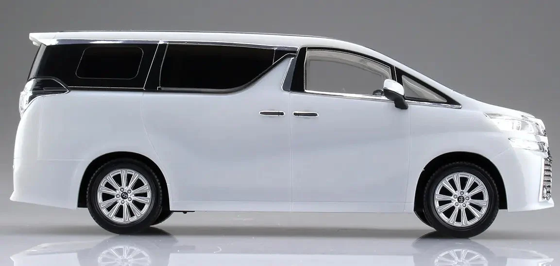 Aoshima 1/32 Snap Toyota Vellfire (White Pearl Crystal Shine) - Image 4