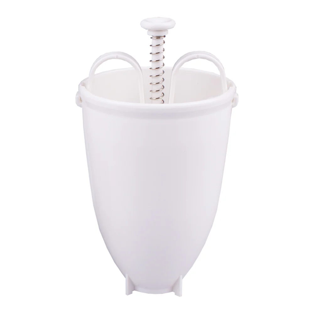 Appetito Plastic DIY Doughnut Maker Home Kitchen Cooking (White)