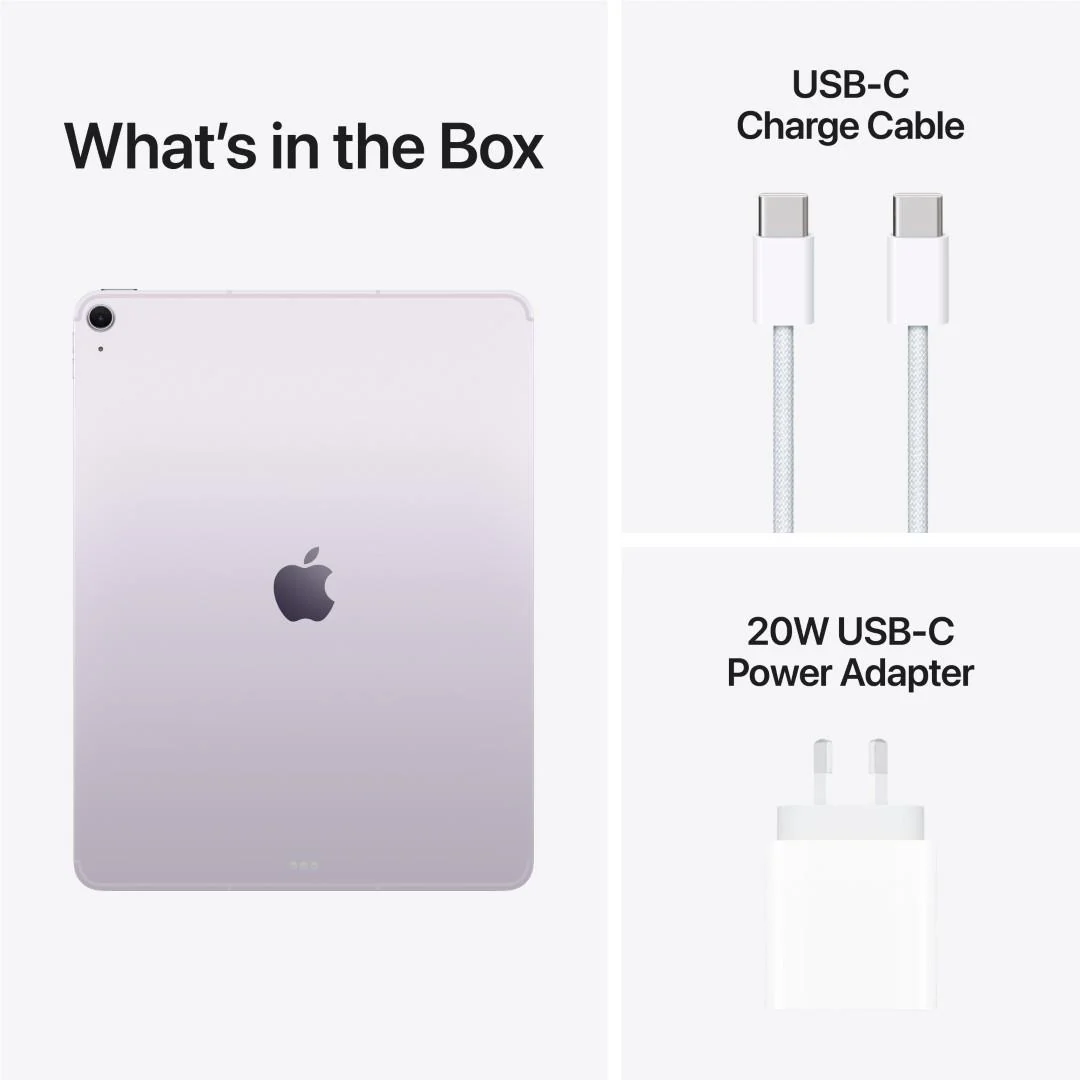Apple iPad Air 13-inch M4 128GB Wi-Fi + Cellular (Purple) - Image 8