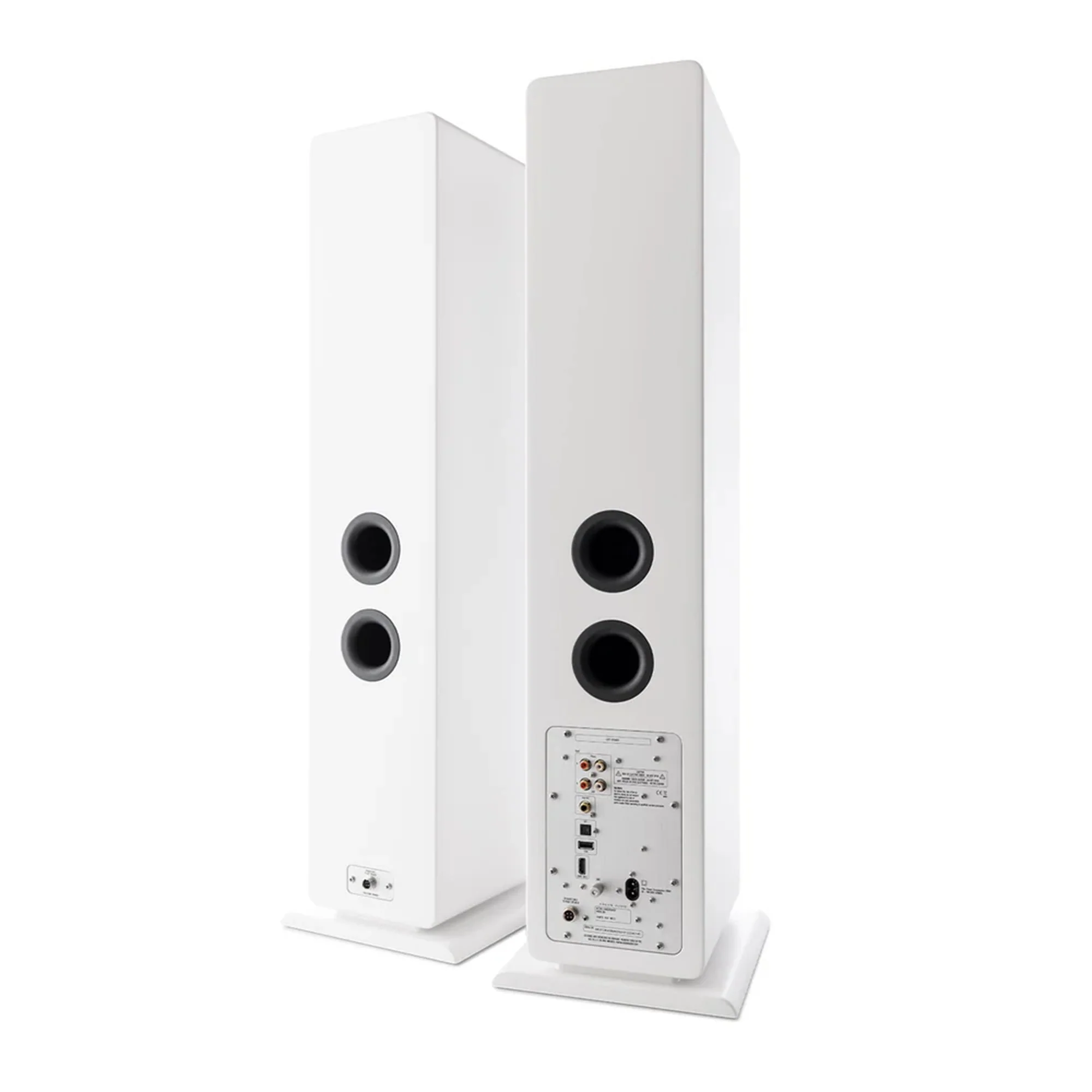 Argon Audio FORTE White A55 WiFi Floor Standing Speakers