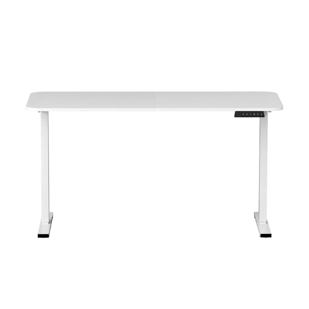 Artiss Electric Standing Desk 140cm Adjustable Height Motorised Home Office Desk White - Image 5