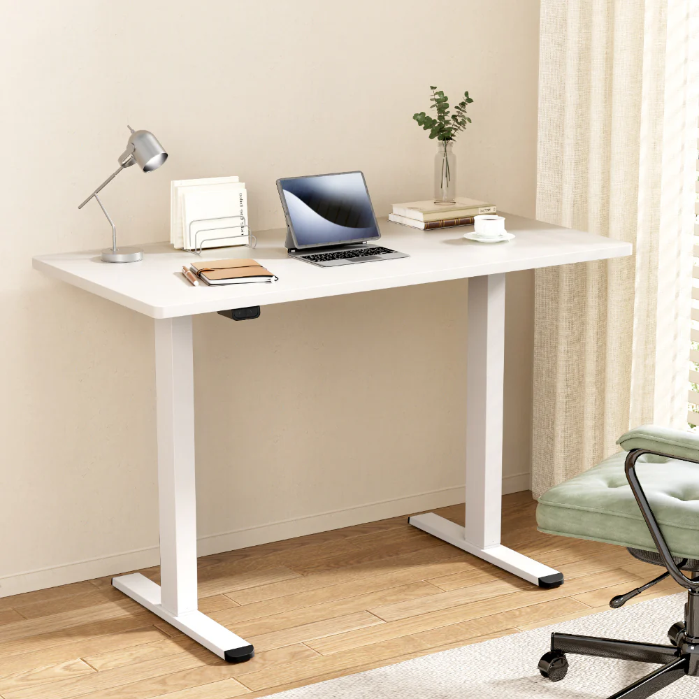 Artiss Standing Desk Motorised Dual Motor 140CM White - Image 2
