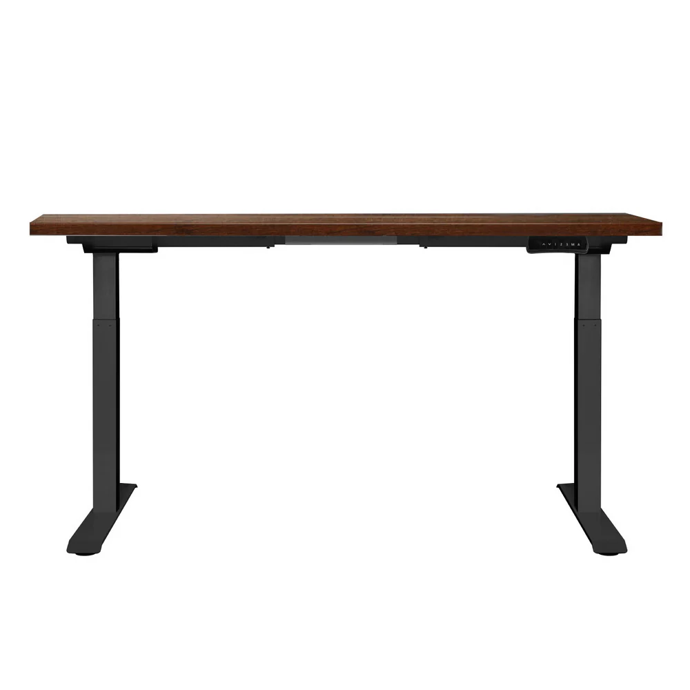 Artiss Standing Desk Motorised Dual Motor Rustic Brwon 140CM - Image 5