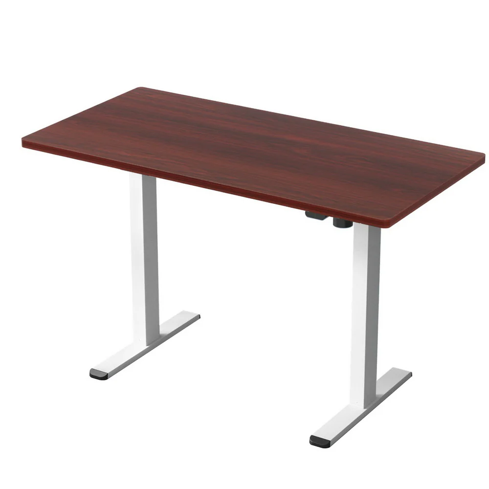 Artiss Standing Desk Motorised Sit Stand Desks Walnut 120CM