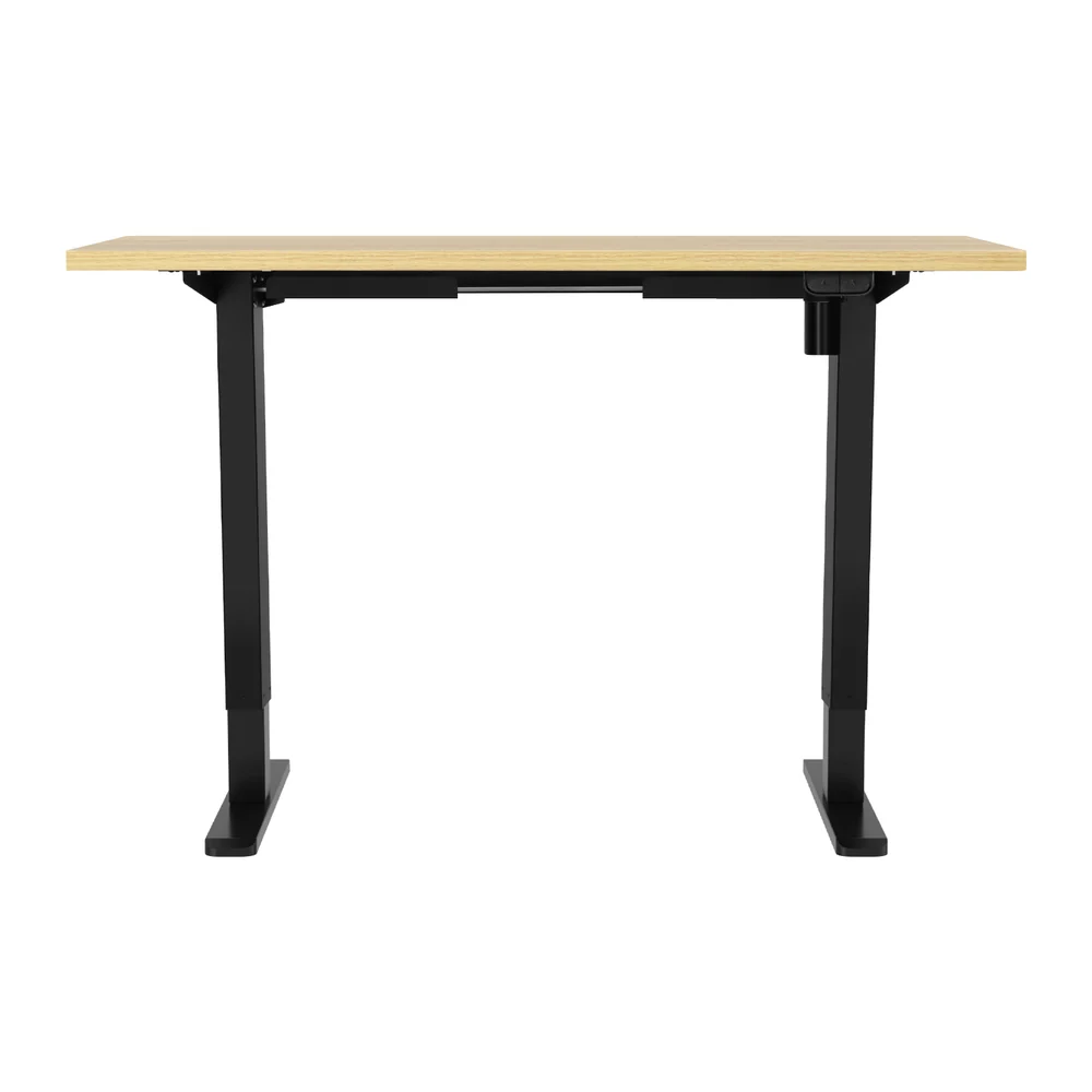 Artiss Standing Desk Motorised White Oak 140CM - Image 5