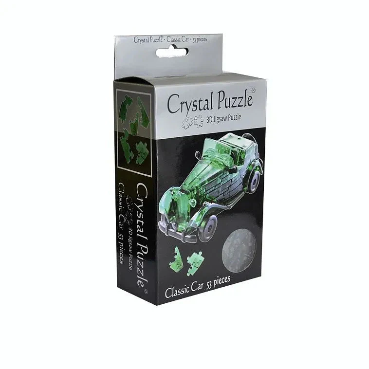 Bepuzzled 3D Green Classic Car Crystal Puzzle - Image 2