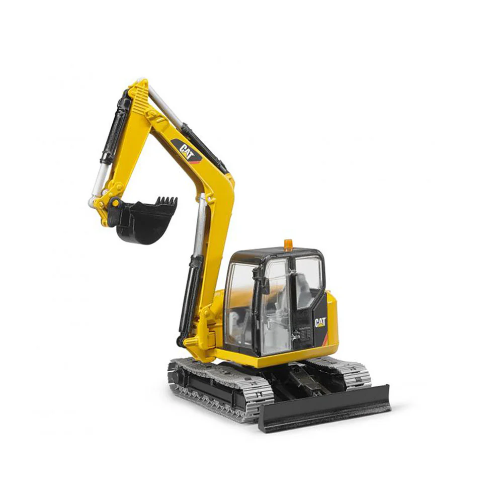 Bruder Licensed 1:16 Scale Caterpillar Mini Excavator With Genuine Chain Links Tracked Chassis - Image 2