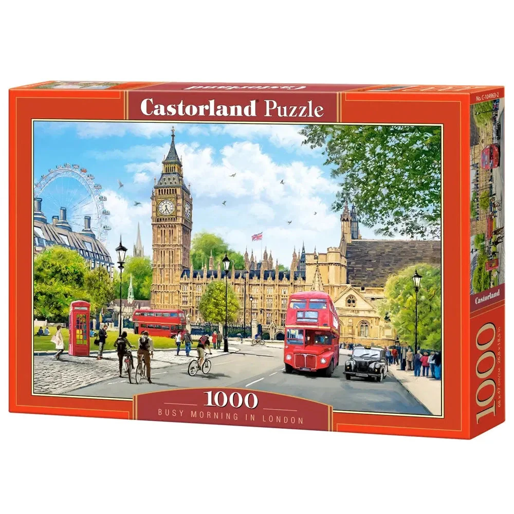 Castorland 1000-Pieces Busy Morning In London Puzzle