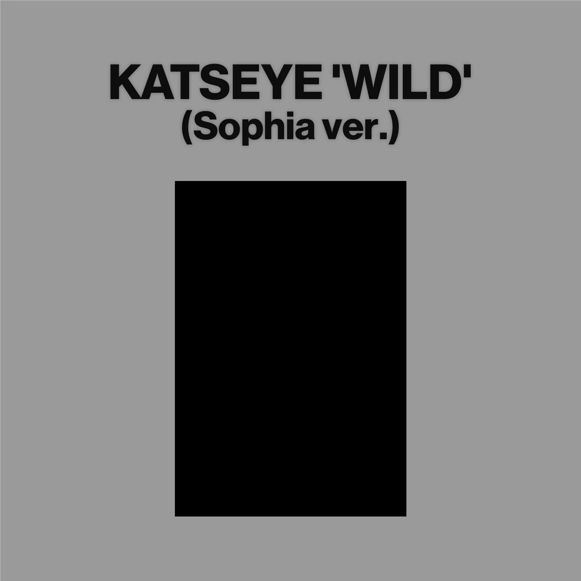 WILD (Member Ver. Sophia)