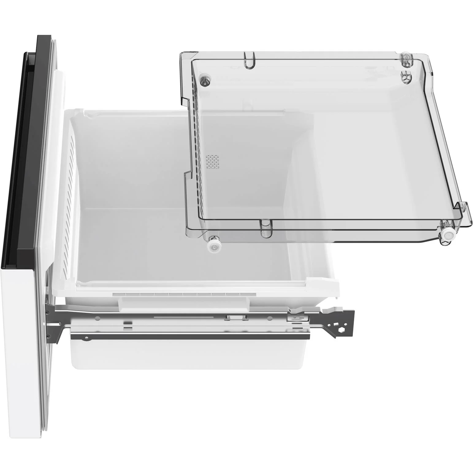 CHiQ CSH145NW 145L Frost Free Hybrid Fridge/Freezer (White) - Image 4