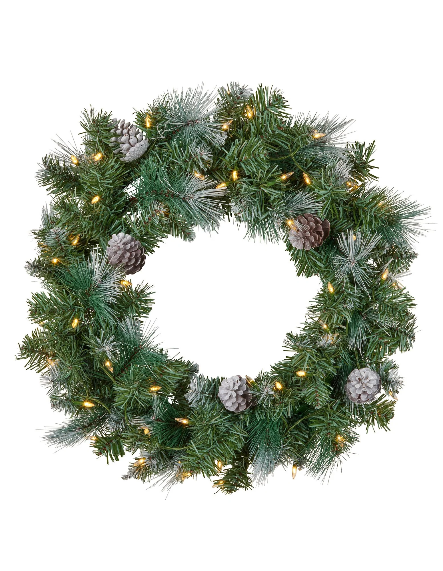 Christabelle 61cm Christmas Wreath with LED Lights