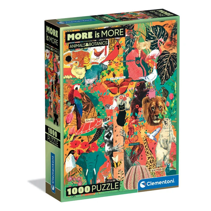 Clementoni 1000-Pieces Animal & Botanics Puzzle