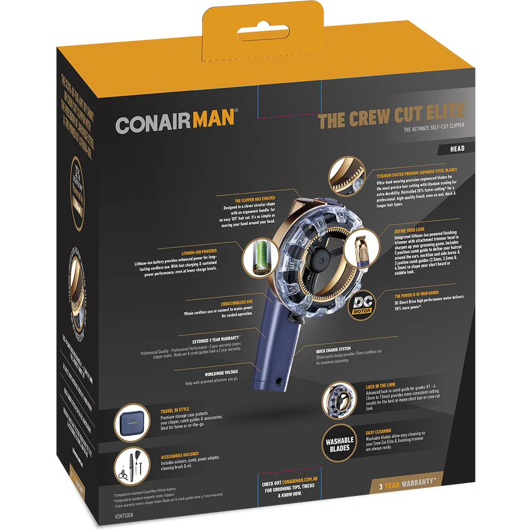 Conairman The Crew Cut Elite Clipper - Image 9