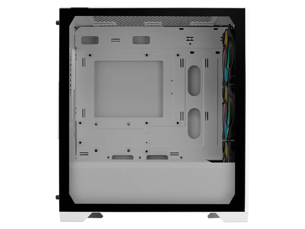 Cooler Master Elite 301 Tempered Glass Micro-ATX Case (White) - Image 4