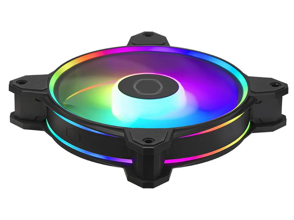 Cooler Master MasterFan MF120 HALO² Dual Loop ARGB PWM Case Fan 3pack (Black) - Image 5