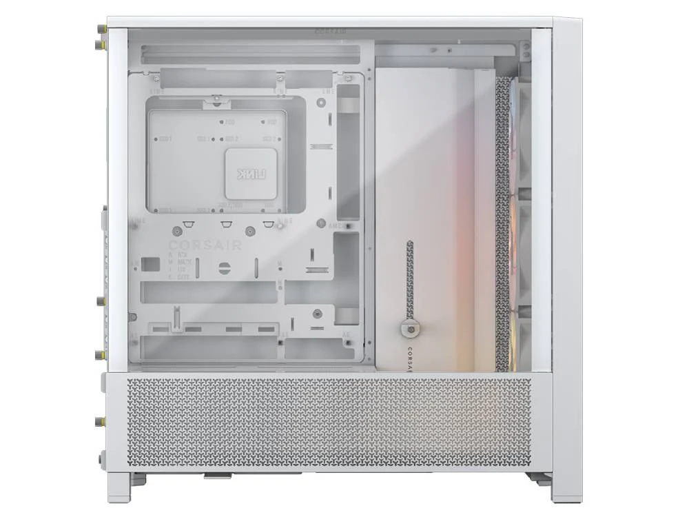 Corsair Frame 4000D RS ARGB Modular Mid-Tower Case - White - Image 3