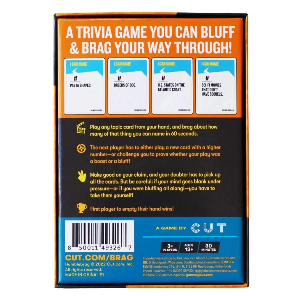 Cut Games Humblebrag Family Game - Image 6