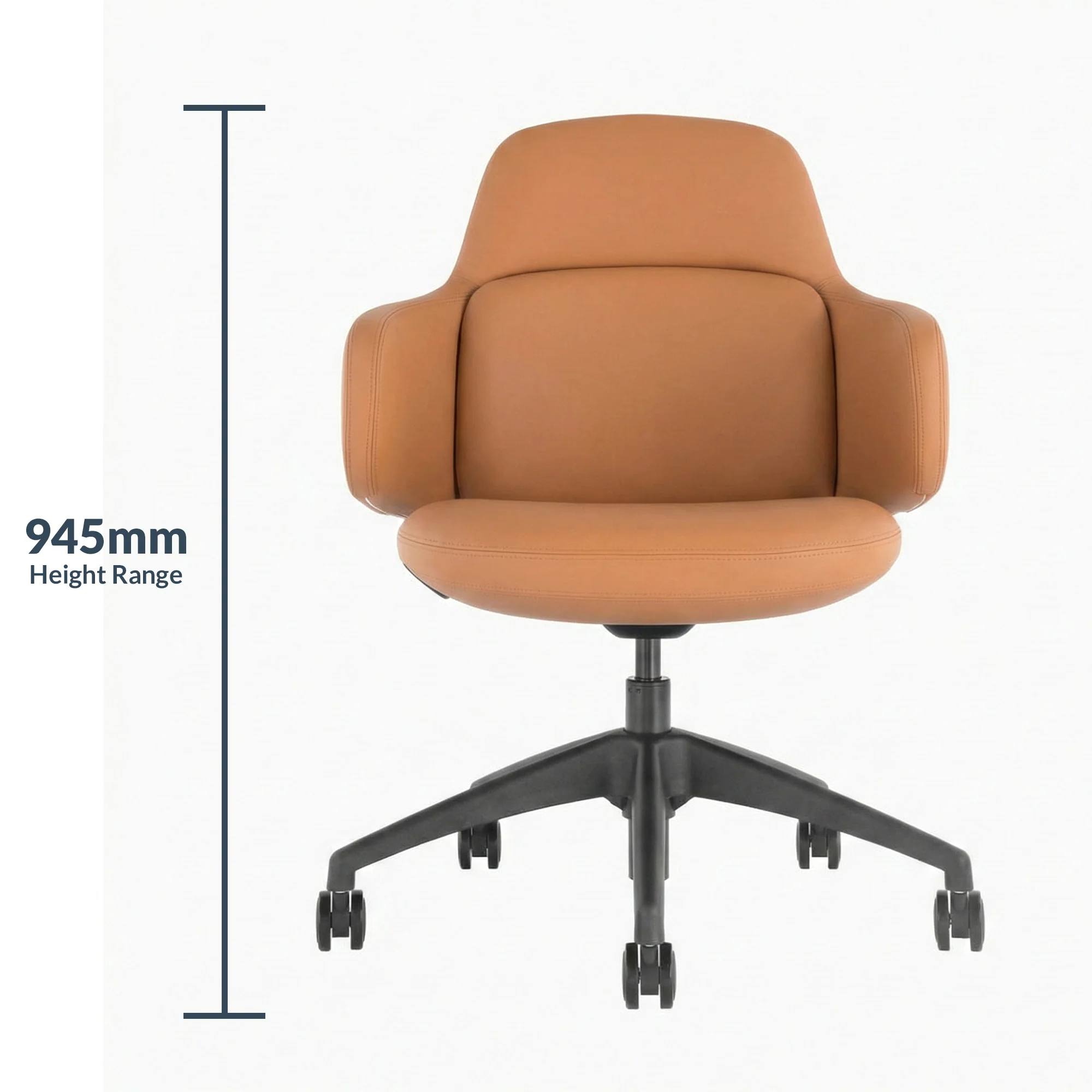 Desky Arco Office Chair - Charcoal Black - Image 4