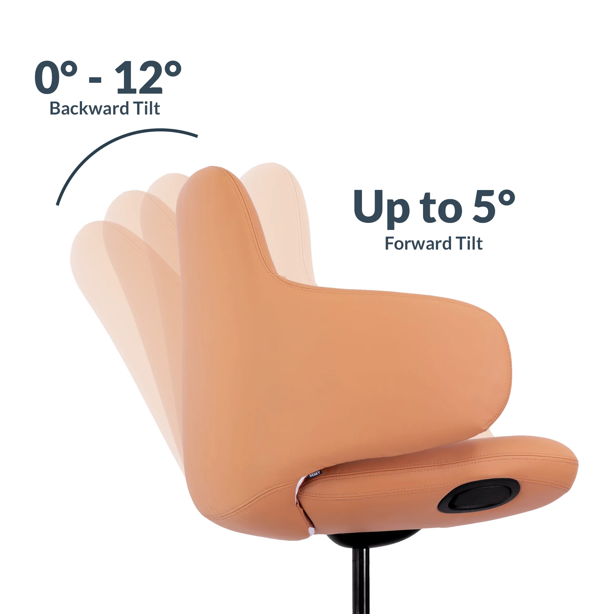 Desky Arco Office Chair - Charcoal Black - Image 7