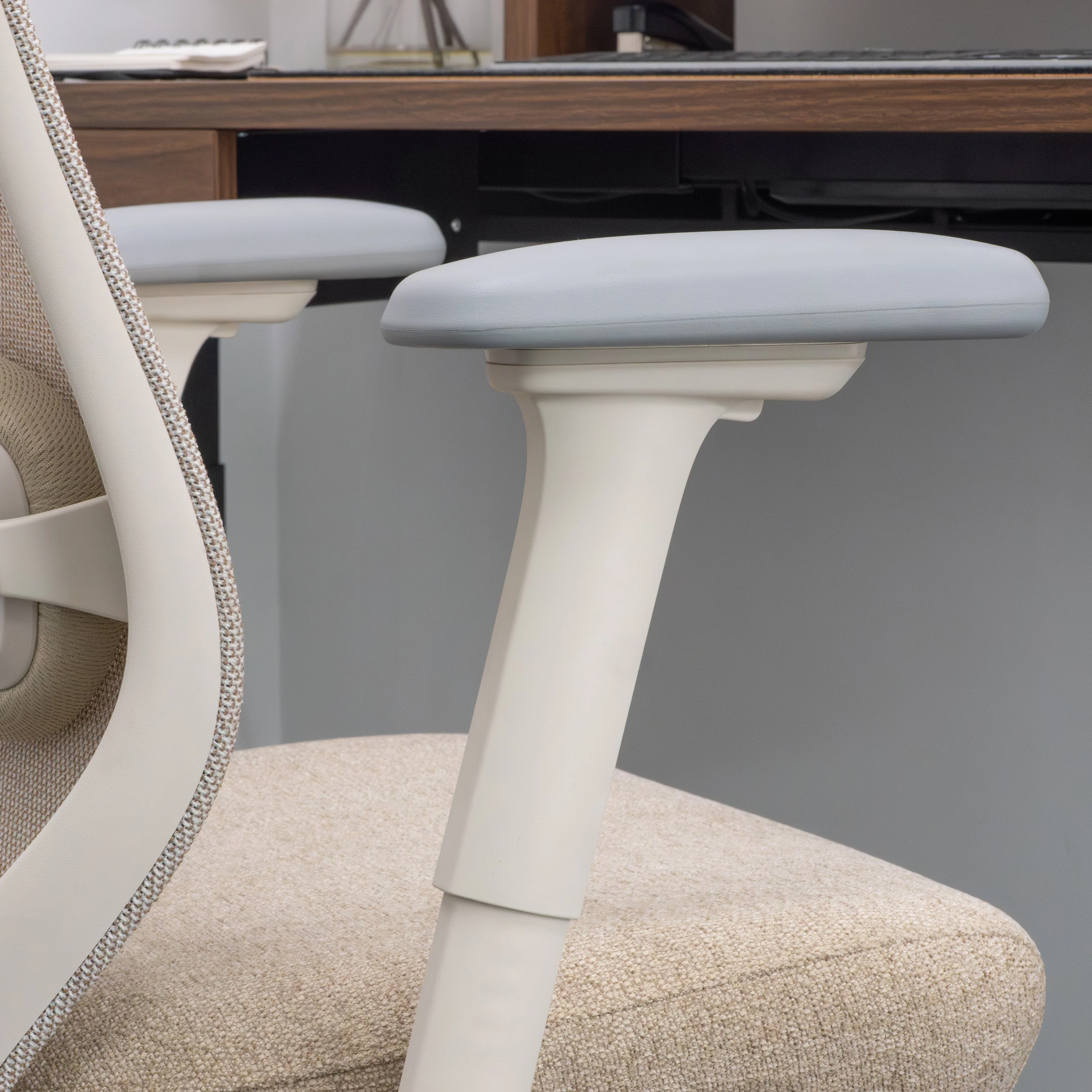 Desky CoilFlex Ergonomic Office Chair - Peach / No Headrest - Image 5