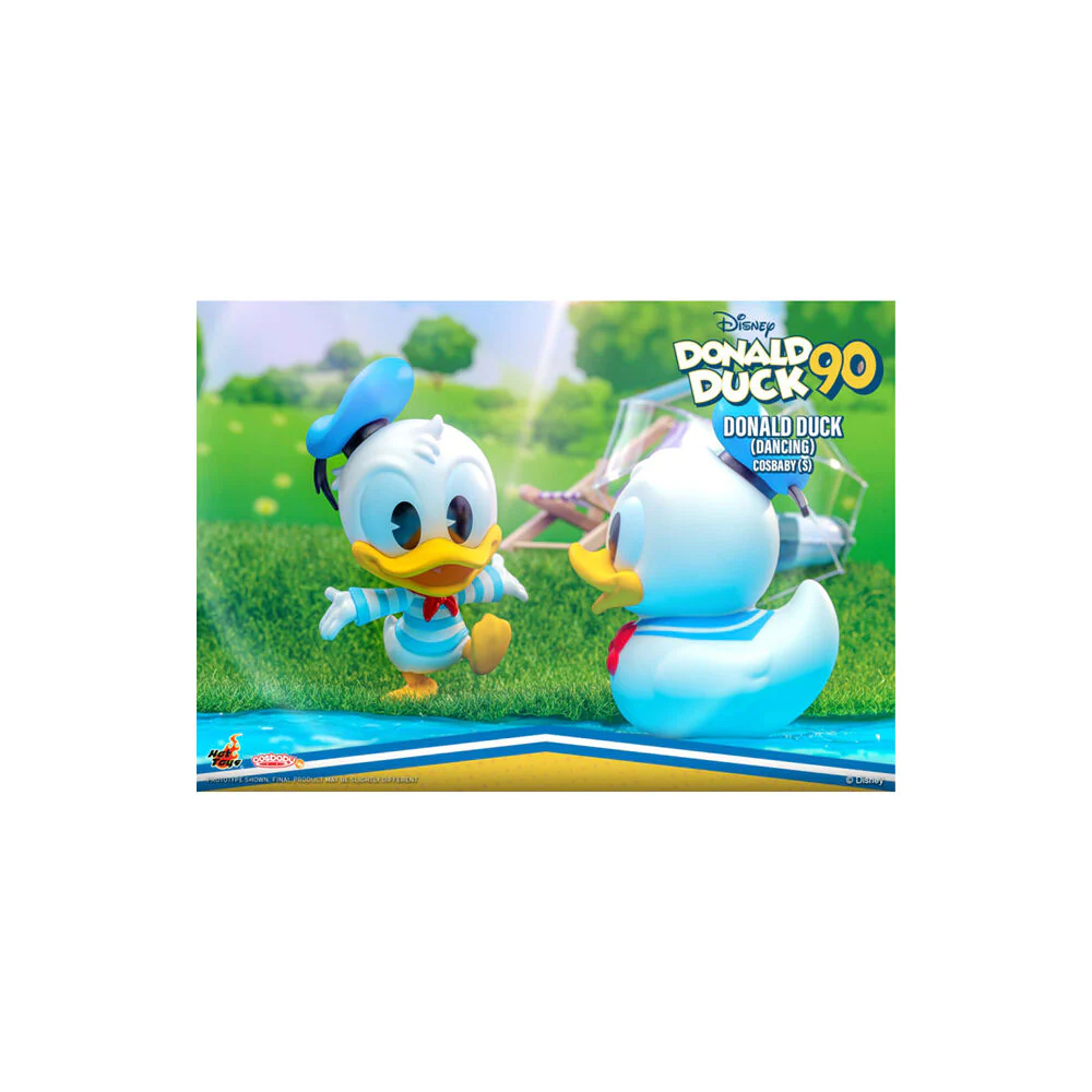 Donald Duck Dancing 90th Anniv Cosbaby Hot Toys Collectible Action Figure Toy - Image 2
