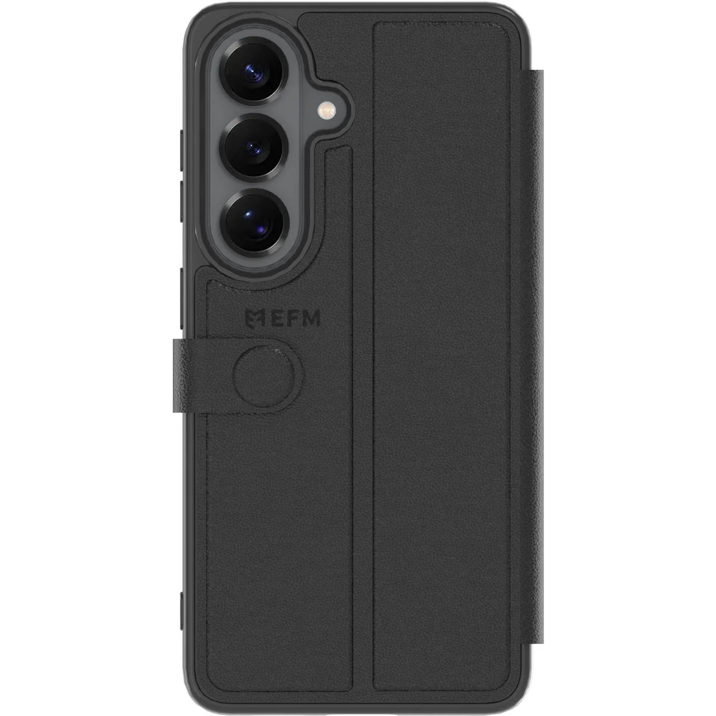 EFM Venice Wallet Case for Galaxy S26 (Black)