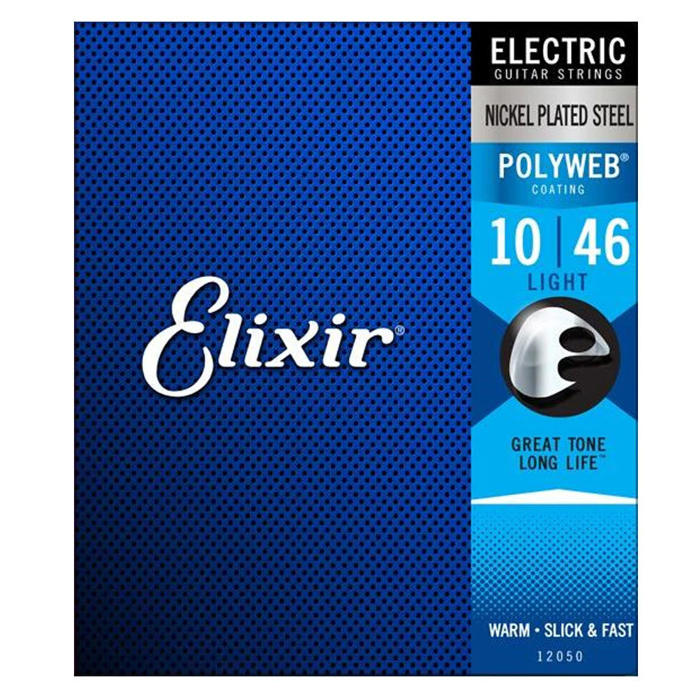 Elixir #12050 Electric Guitar Strings Polyweb Steel 10-46 Light - Image 2
