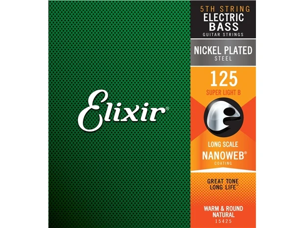Elixir #15425 Bass Guitar Nanoweb Coating 0.125 Single String - Image 3