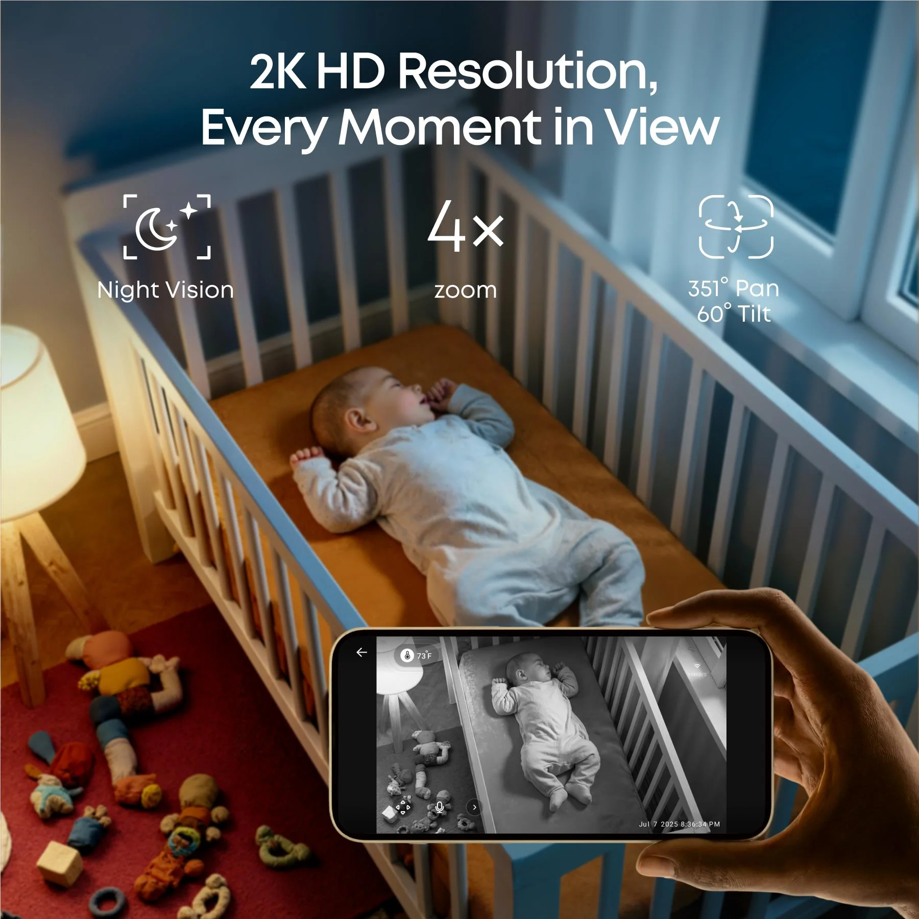 eufy C10 2K Baby Monitor - Image 2
