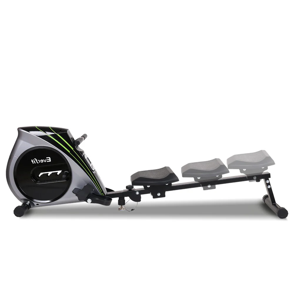 Everfit Rowing Machine Rower Elastic Rope Resistance Fitness Home Cardio (Silver) - Image 3