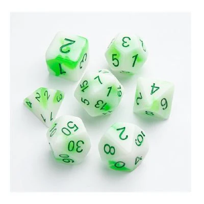 Gamegenic Glow Series - Venom Stones - RPG Dice Set 7 pcs - Image 2