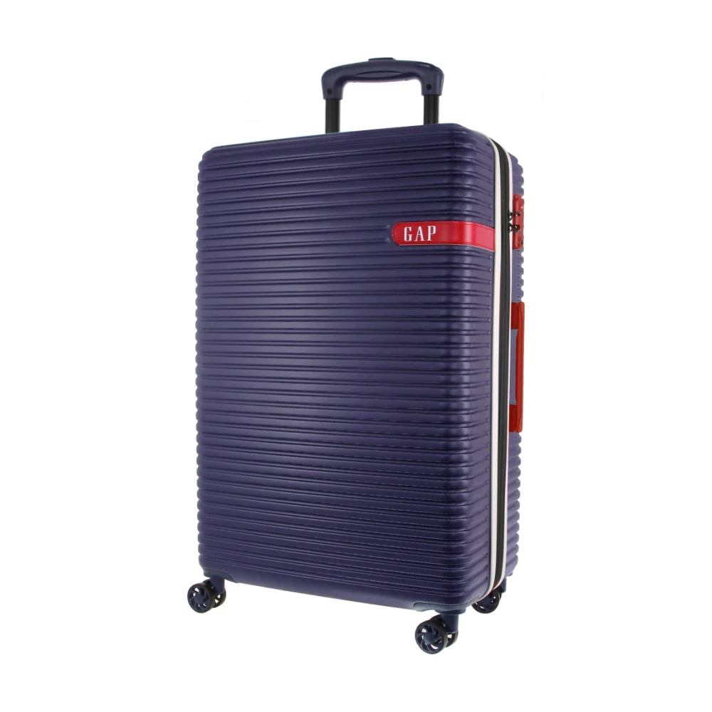 GAP Hard-Shell 4-Wheel Suitcase TSA Lock Medium Luggage 67cm Navy