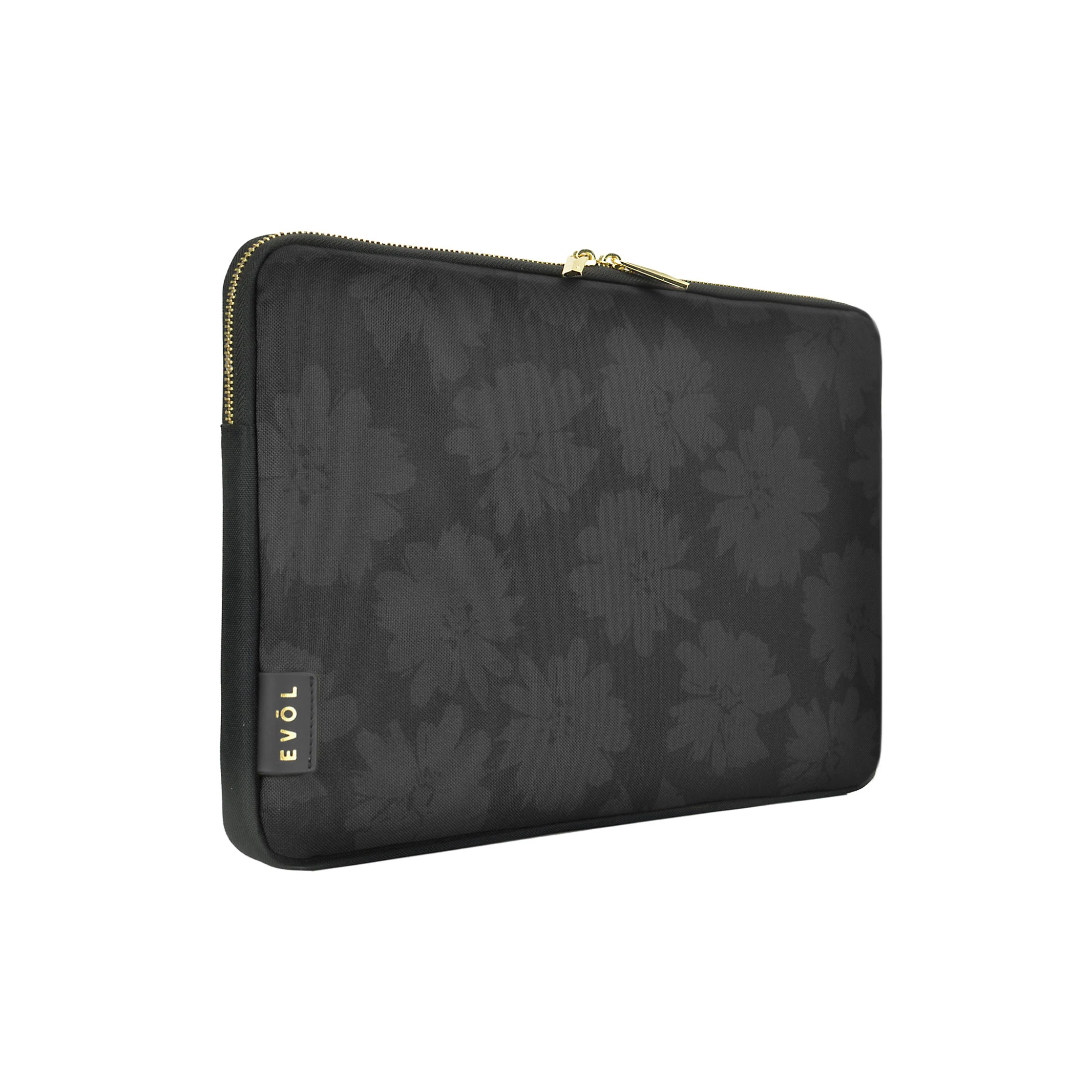 Generation Earth Artisan 13.3" Laptop Sleeve (Black Flower) - Image 2