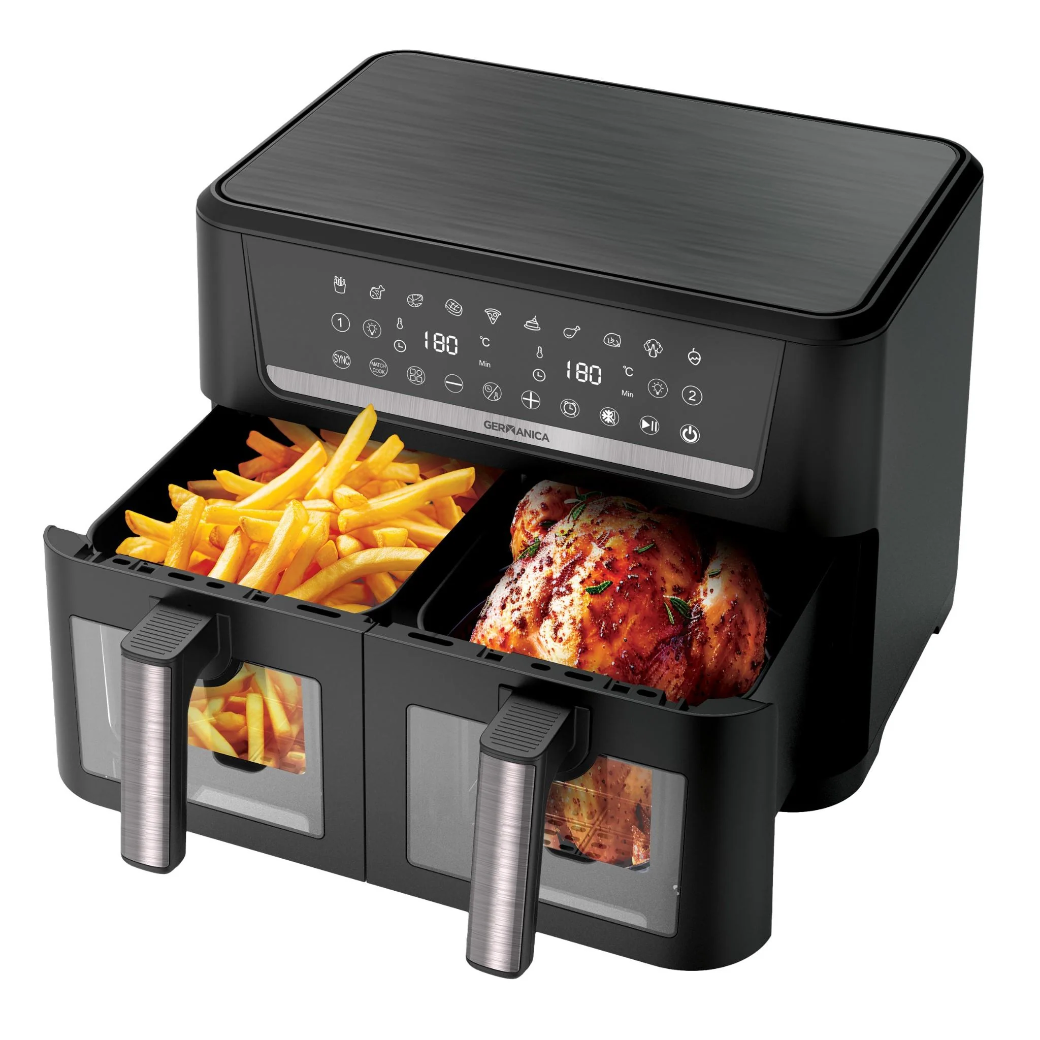 Germanica 12L Dual Drawer Air Fryer - Image 2