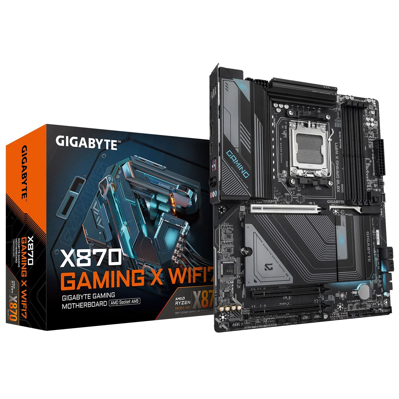 Gigabyte X870 GAMING X WIFI7 - AMD AM5 ATX Motherboard