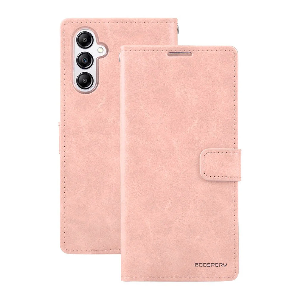 Goospery Bluemoon Diary for Samsung Galaxy A25 5G - Rose Gold