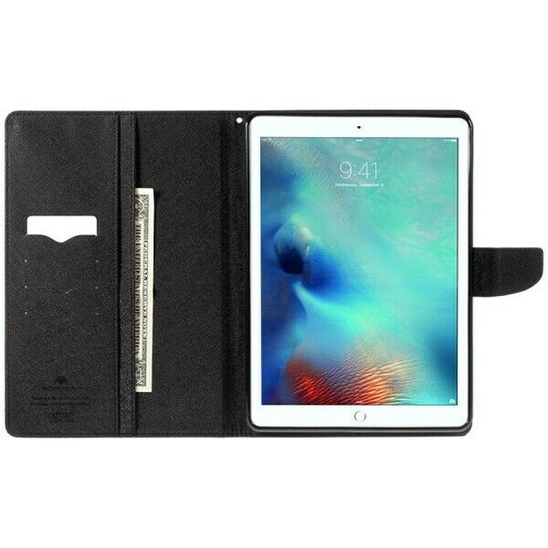 Goospery Fancy Diary Case for iPad 9.7" - Mint/Navy - Image 3