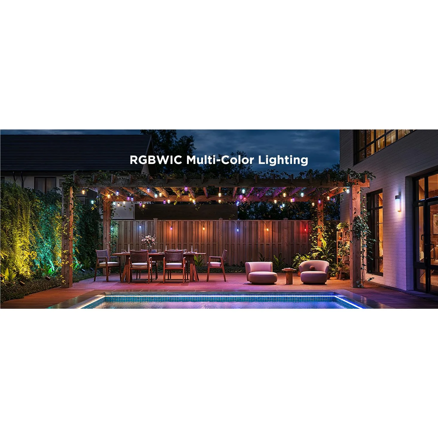 Govee Outdoor Clear Bulb String Lights (15m) - Image 7