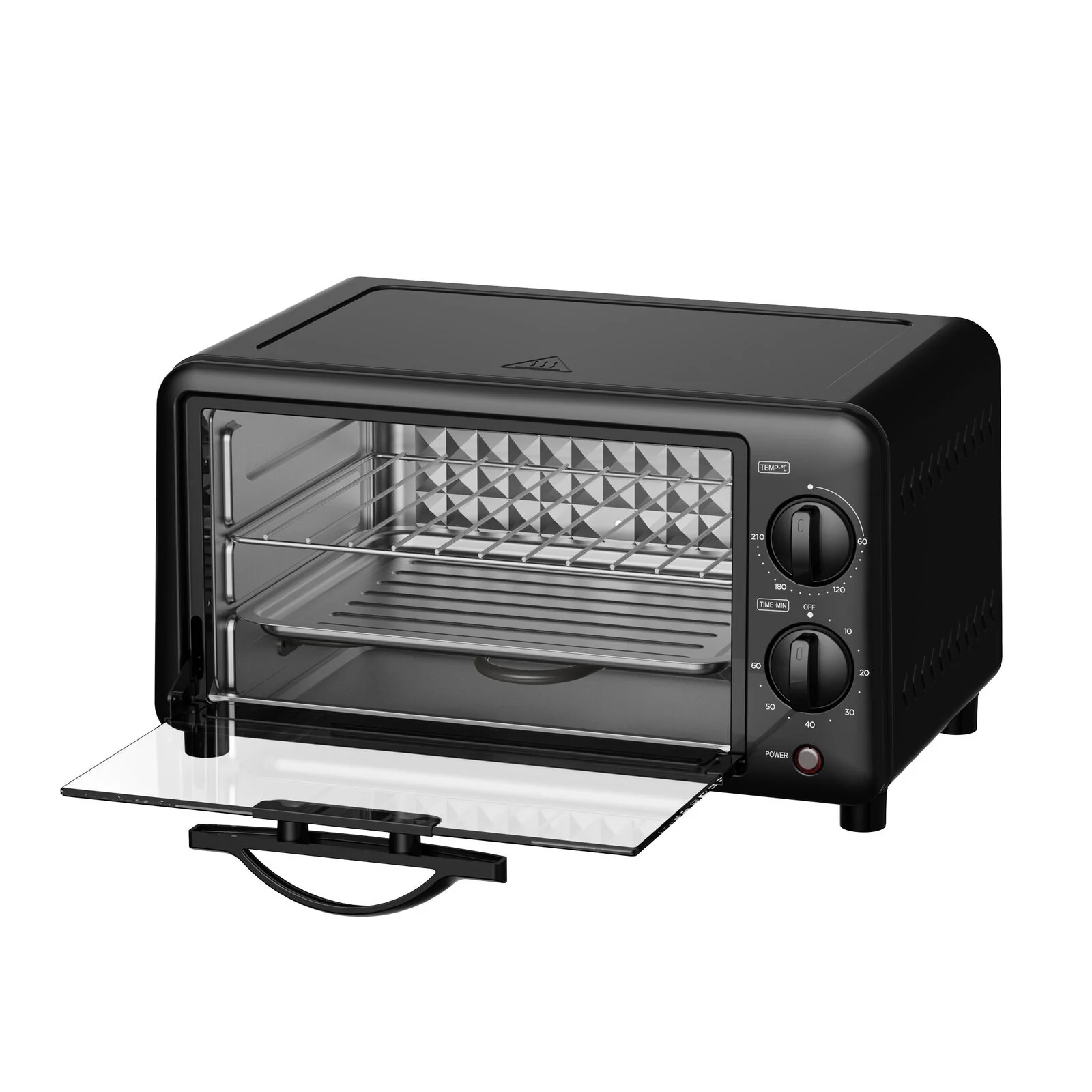 Healthy Choice 10L PFAS-Free Multi-Function Electric Toaster Oven with 2 Shelves - Image 7