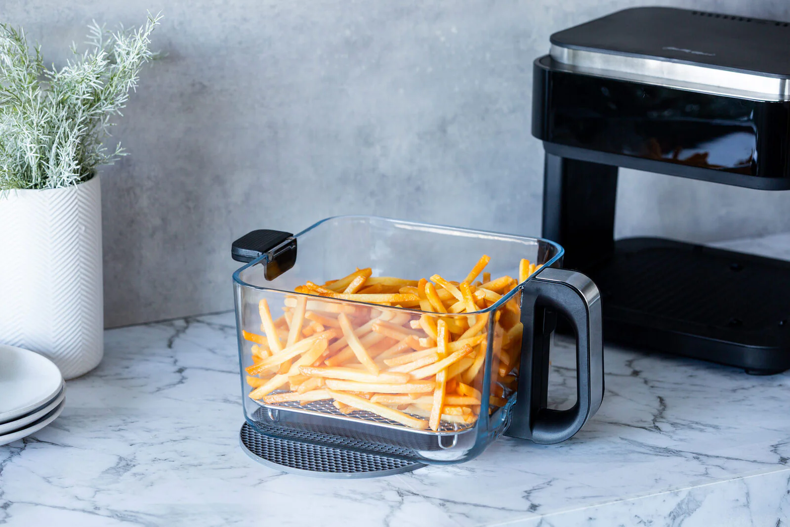 Healthy Choice PFAS-Free 1200–1400W Touch-Controlled Digital Air Fryer with Glass Basket 6.5L - Image 7