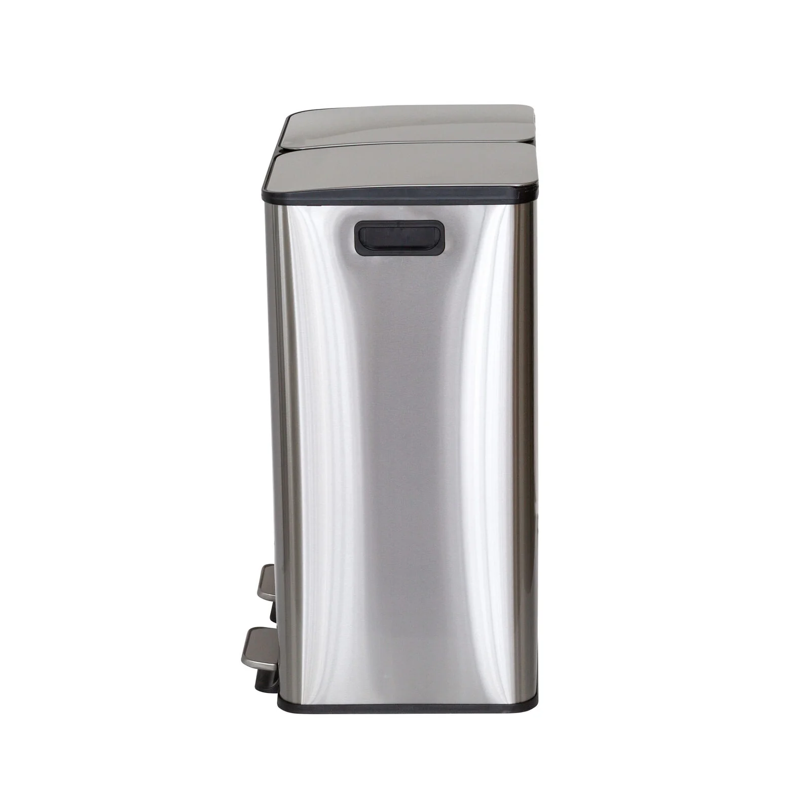 Healthy Choice Stainless Steel Dual Compartment (30L each Section) Pedal Operation Rubbish Bin - Image 6
