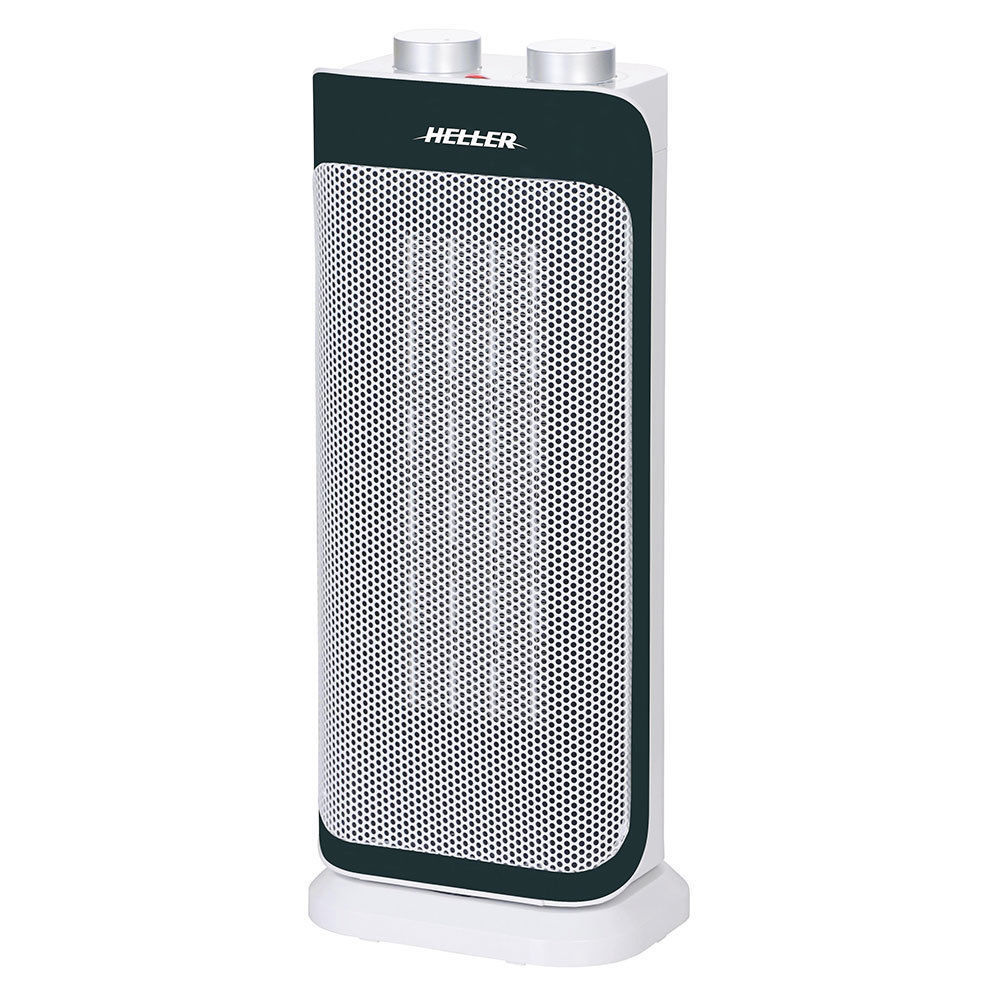 Heller Electric Portable Ceramic Automatic Oscillating Fan Heater