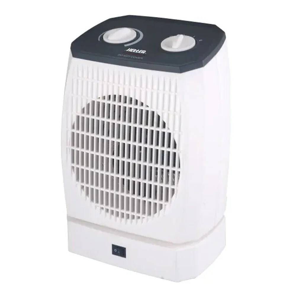 Heller Home Powerful Portable Oscillating Upright Fan Heater