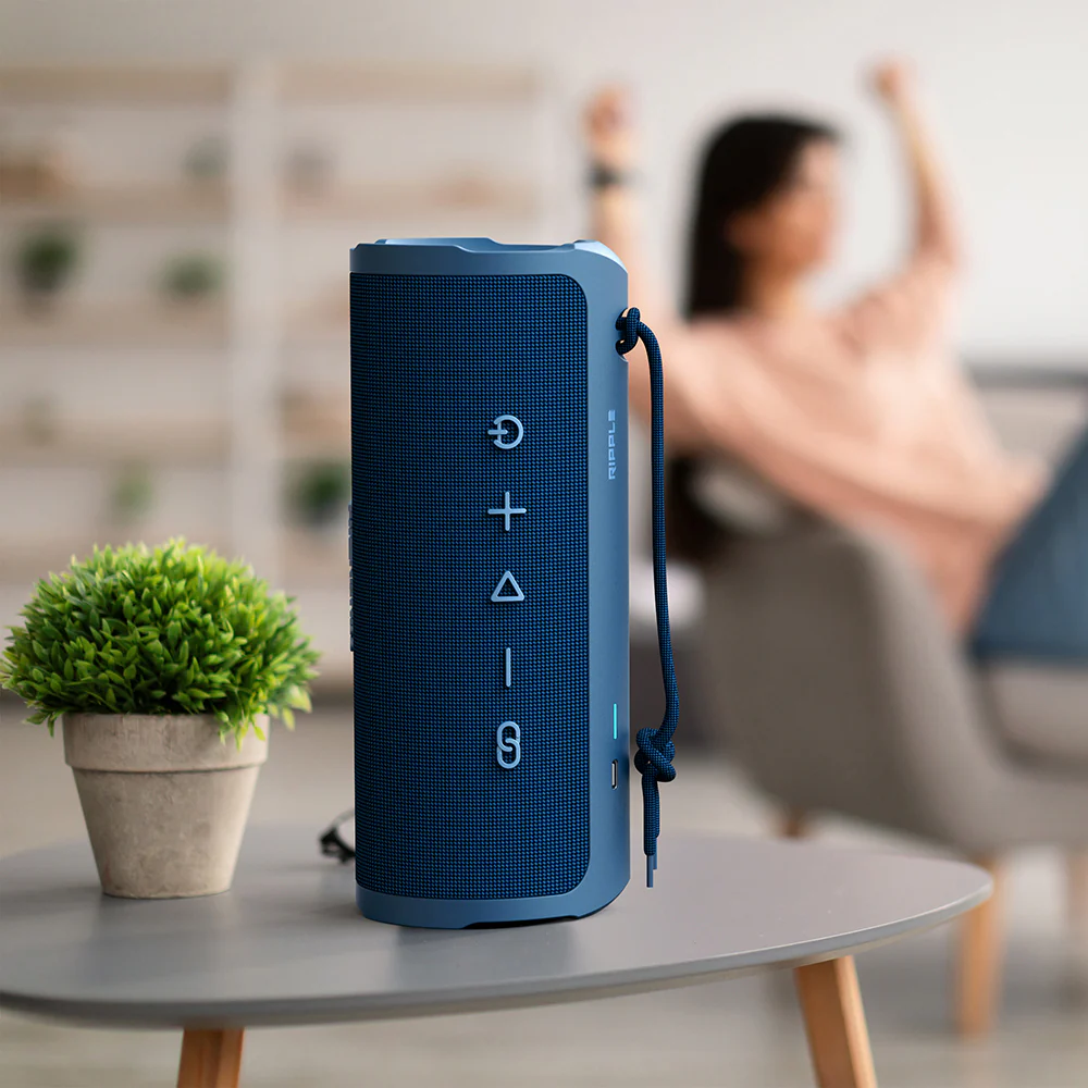 HiFuture Ripple 20W Portable Bluetooth Speaker (Blue) - Image 3
