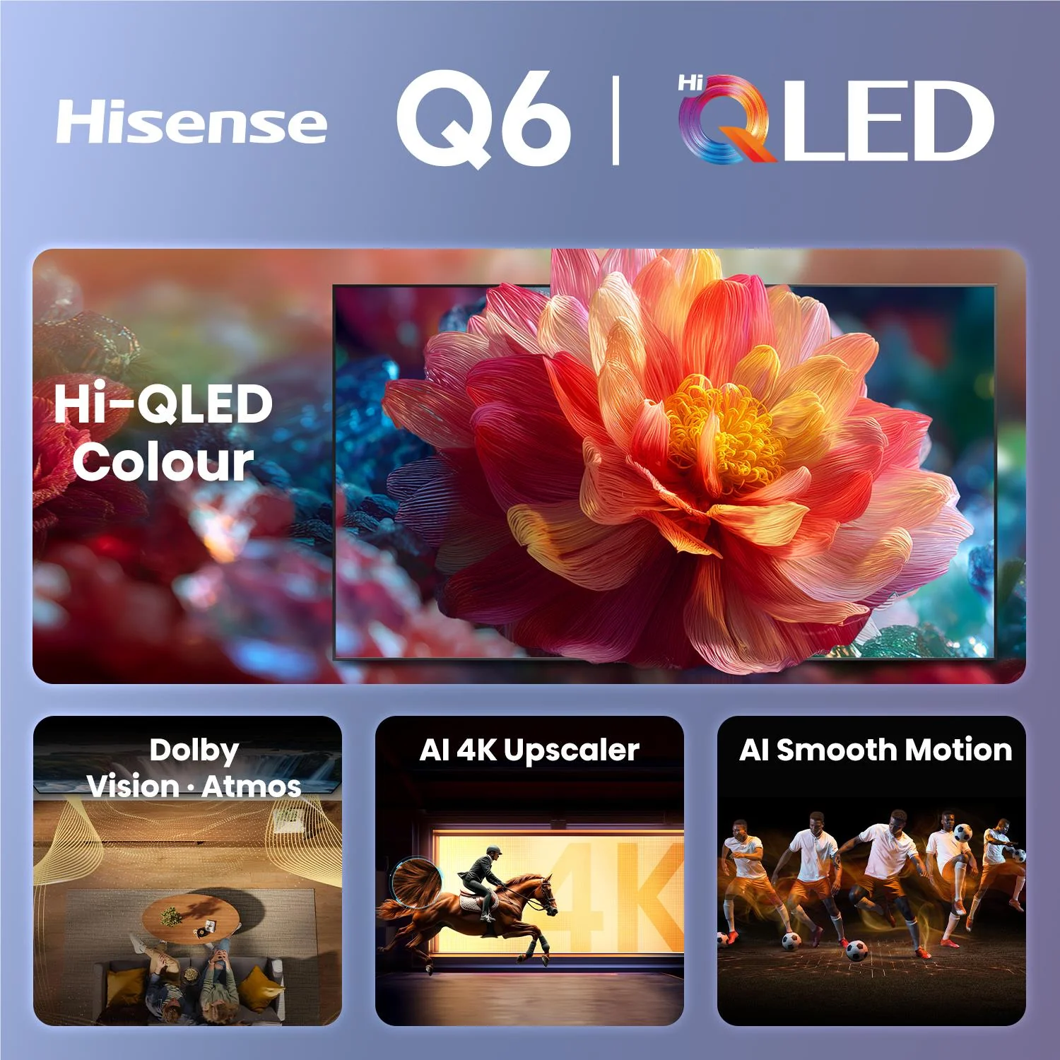Hisense 75" Q6SAU 4K Hi-QLED Smart TV [2026] - Image 7